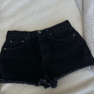 Reformation Dixie high rise Jean shorts